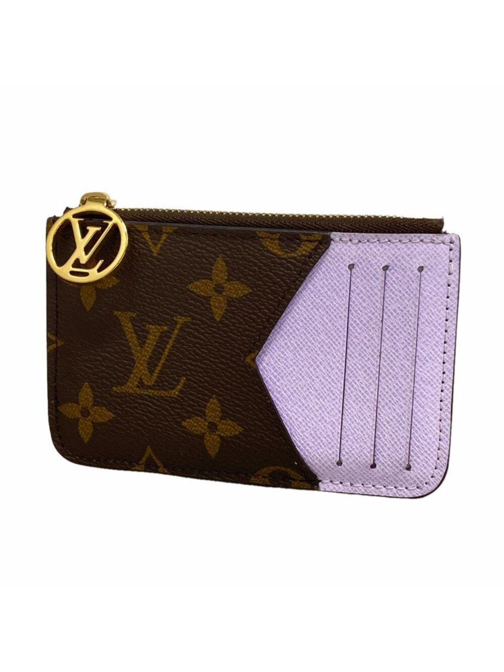 Louis Vuitton Coin Purse Monogram Card Case Romy Lilac